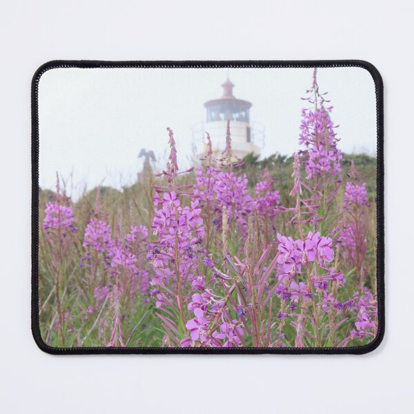 Item preview, Battery Point beyond the fireweed on a foggy morning designed and sold by RYBHOWE.