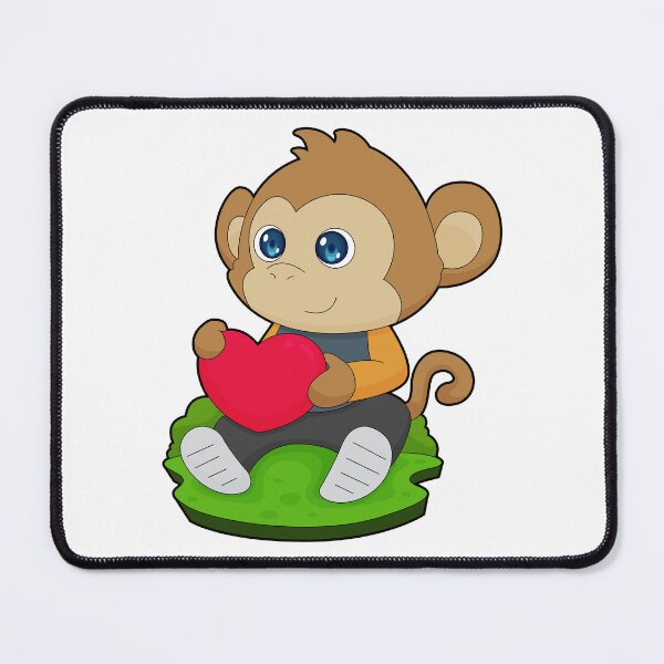 Item preview, Monkey Heart Balloon designed and sold by Snabdesign84.