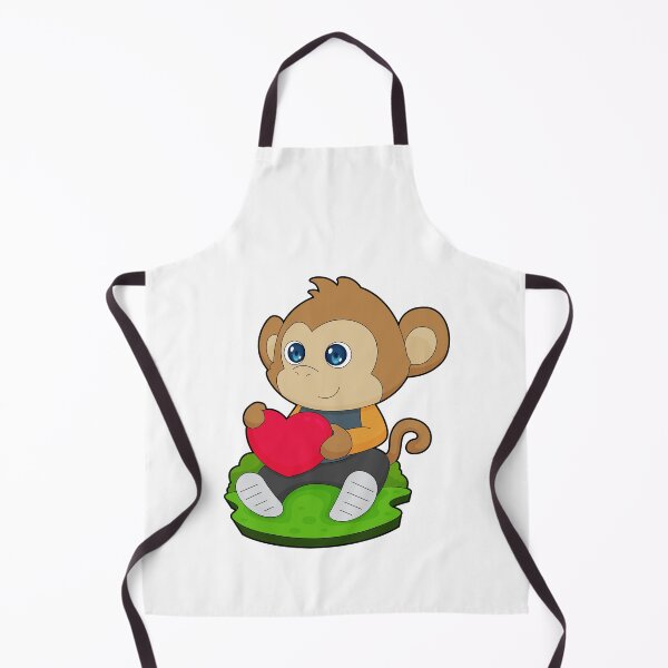 Item preview, Monkey Heart Balloon designed and sold by Snabdesign84.