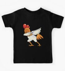 Dabbing CHICKEN - ROOSTER | Dab Animal Kids Tee