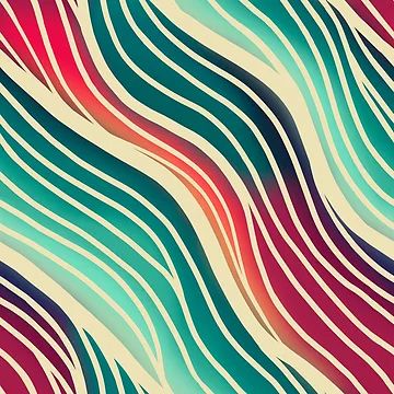 Artwork thumbnail, Wavy Pattern by AlwaysBeColoring