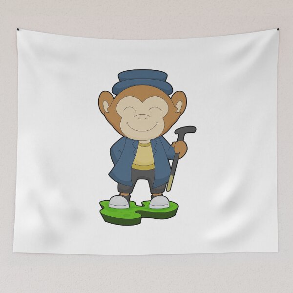 Item preview, Monkey Pensioner Walking stick designed and sold by Snabdesign84.