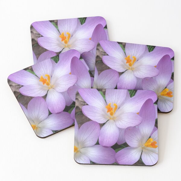 Item preview, Violet crocuses  designed and sold by lusiakotowska.