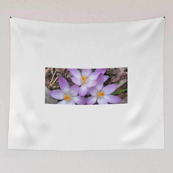 Item preview, Violet crocuses  designed and sold by lusiakotowska.