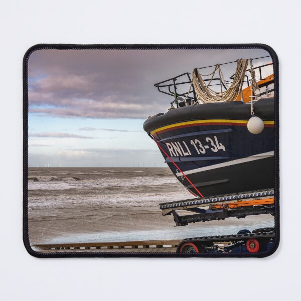 Item preview, Launching Of A Lifeboat Rhyl designed and sold by AJEvans.