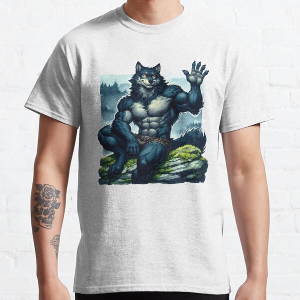 Item preview, A werewolf's greeting designed and sold by Luz.