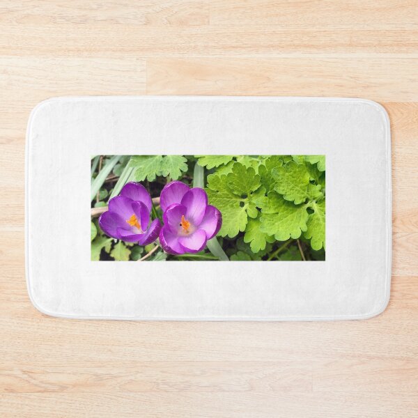 Item preview, Violet crocuses designed and sold by lusiakotowska.
