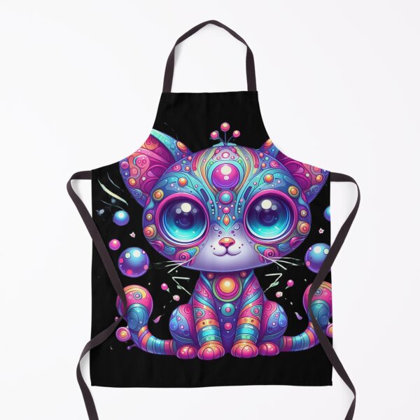 Item preview, Colorful Extraterrestrial Charm: Cute Cat Avatar designed and sold by JL-PhoneCases.