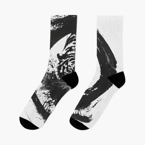 Item preview, Black and White Tiger Graphic Tee designed and sold by Reichcorp.