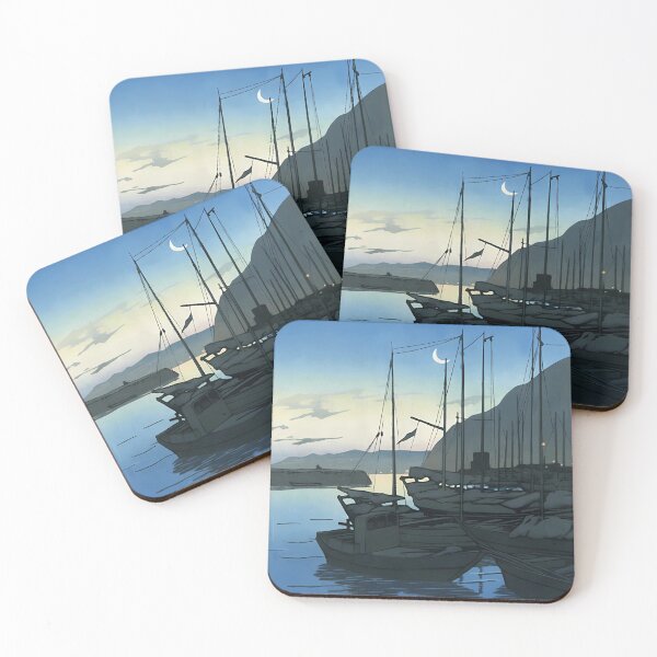 Item preview, Canvas of Dawn: Reimagined Beppu designed and sold by EmeraldeaArt.