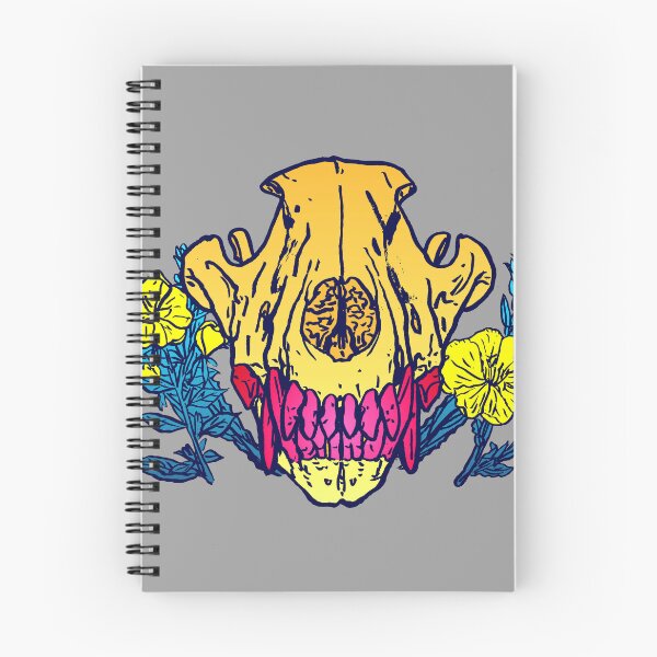 Item preview, Wolf Skull and Evening Primrose designed and sold by HiddenStash.