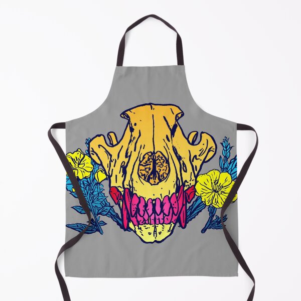 Item preview, Wolf Skull and Evening Primrose designed and sold by HiddenStash.