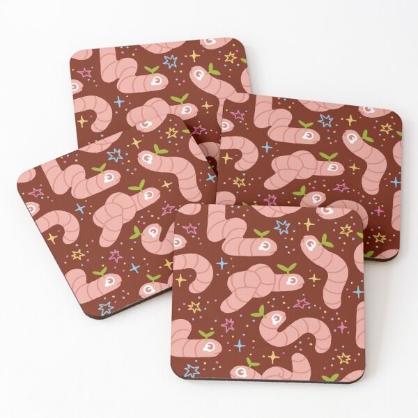 Item preview, Silly Little Worms (Dark Version) designed and sold by aoyuna.