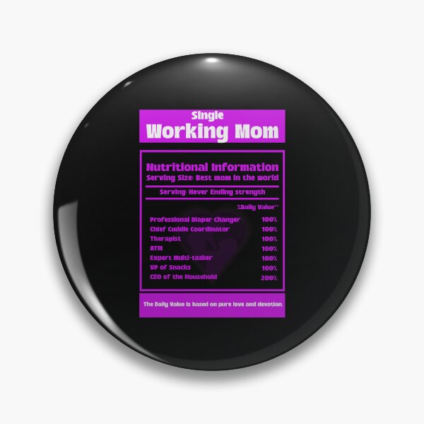 Item preview, Cute Single Working Mom - Best Mom in the World - Daily Value is Based on Pure Love and Devotion designed and sold by NeaftyFinds.