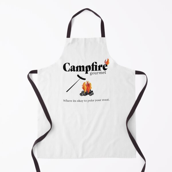 Item preview, Campfire Camping Funny Weiner Camping Cooking over fire designed and sold by BlueCherryArtCo.