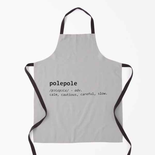 Item preview, pole pole black lettering designed and sold by Firikokoz.