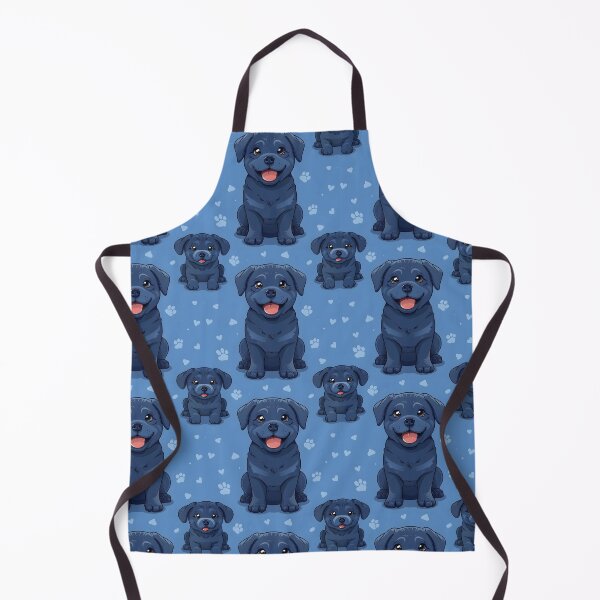 Item preview, Cute Blue Rottweiler Pattern designed and sold by Leonardo Palumbo.
