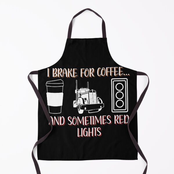 Item preview, I brake for coffee and sometimes red lights t-shirt designed and sold by THISisIT-eshop.
