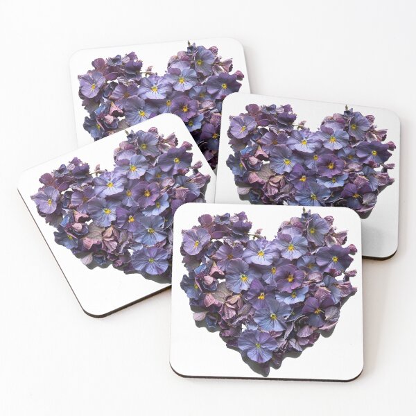 Item preview, HEART MADE OF PURPLE FLOWERS designed and sold by JarredDoll.