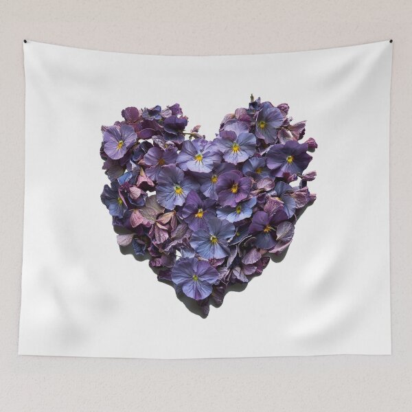 Item preview, HEART MADE OF PURPLE FLOWERS designed and sold by JarredDoll.