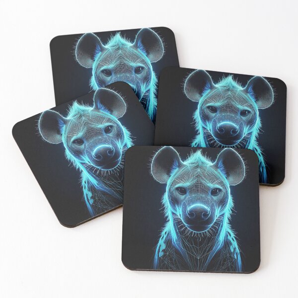 Item preview, Neon geometry of hyena designed and sold by Cerberus-Art.