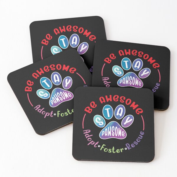 Item preview, Be awesome stay pawsome designed and sold by marfanna.