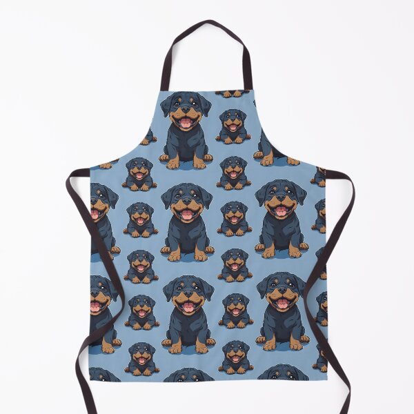 Item preview, Cute Rottweiler Puppy Pattern designed and sold by Leonardo Palumbo.