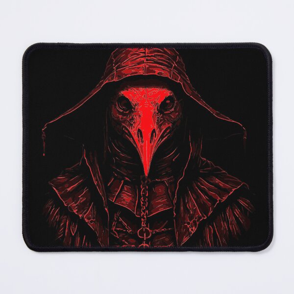 Item preview, Plague Doctor Goth Punk, Red on Black designed and sold by ZomboniJobroni.