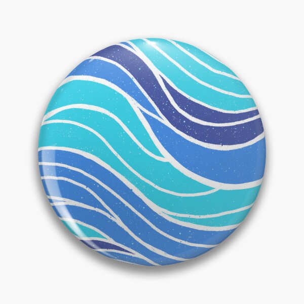 Item preview, Wavy Lines Pattern - Ocean Vibes designed and sold by AlwaysBeColoring.