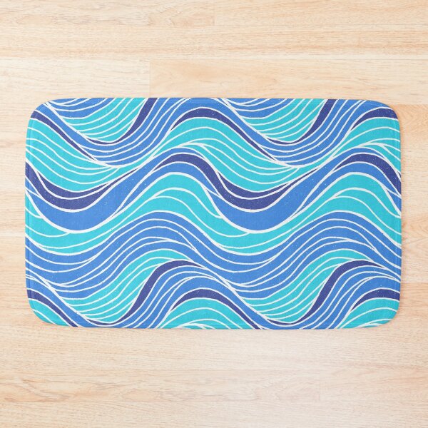 Item preview, Wavy Lines Pattern - Ocean Vibes designed and sold by AlwaysBeColoring.
