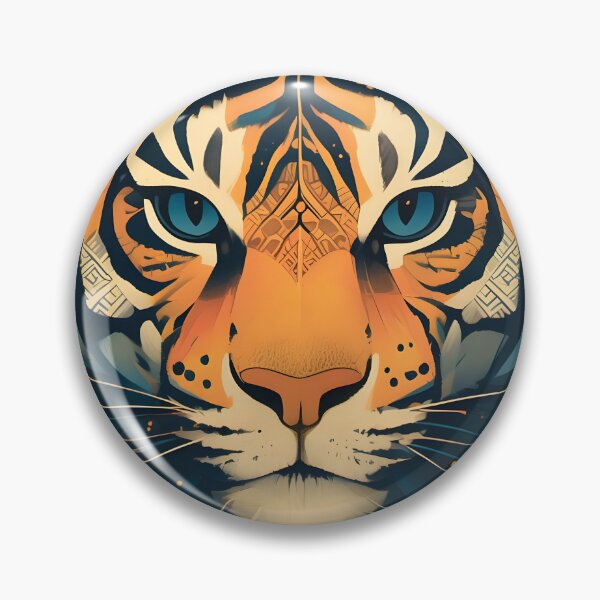 Item preview, Mandala with a tiger designed and sold by HappyStickBike.
