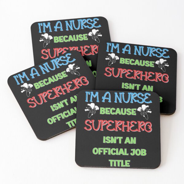 Item preview, I'm nurse because superhero isn't a job title t-shirt designed and sold by THISisIT-eshop.