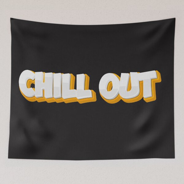 Item preview, Chill Out’ – A Colorful Expression Artwork designed and sold by diegomenjivar92.
