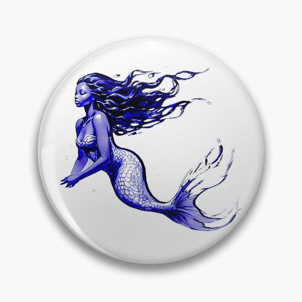 Item preview, The Black Mermaid designed and sold by OnlyClassicArt.