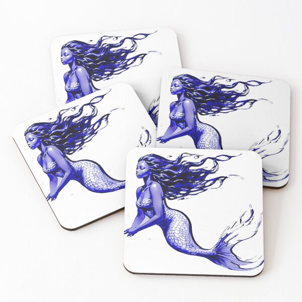 Item preview, The Black Mermaid designed and sold by OnlyClassicArt.