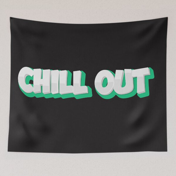 Item preview, Positive Vibes: ‘Chill Out’ Typography Design designed and sold by diegomenjivar92.