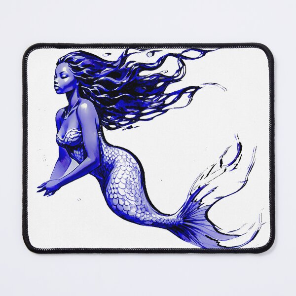 Item preview, The Black Mermaid designed and sold by OnlyClassicArt.