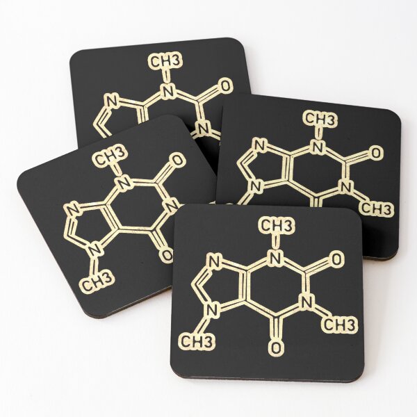 Item preview, Caffeine molecule designed and sold by MagentaCalavera.