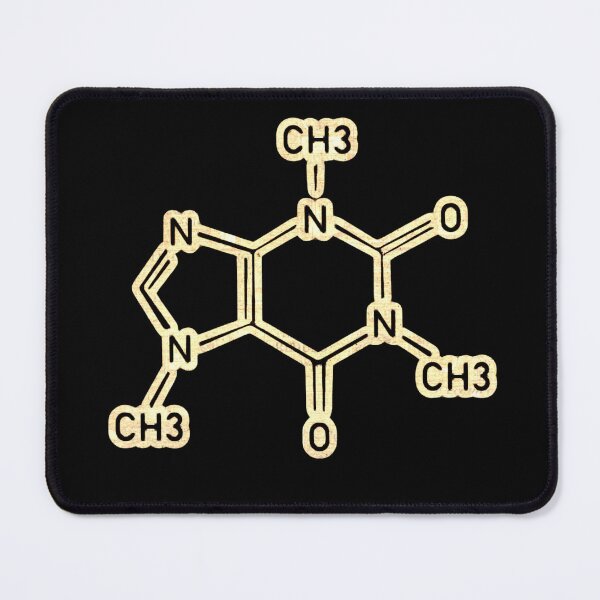 Item preview, Caffeine molecule designed and sold by MagentaCalavera.