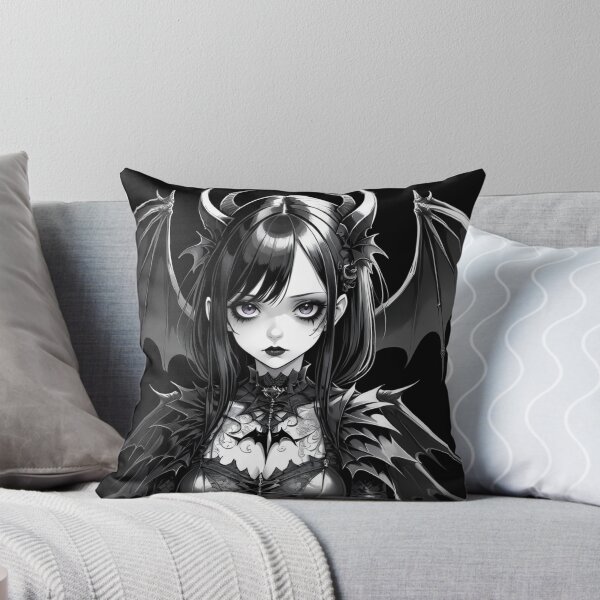 Item preview, Goth Girl Cute Illustration 2 designed and sold by Lady Goth.