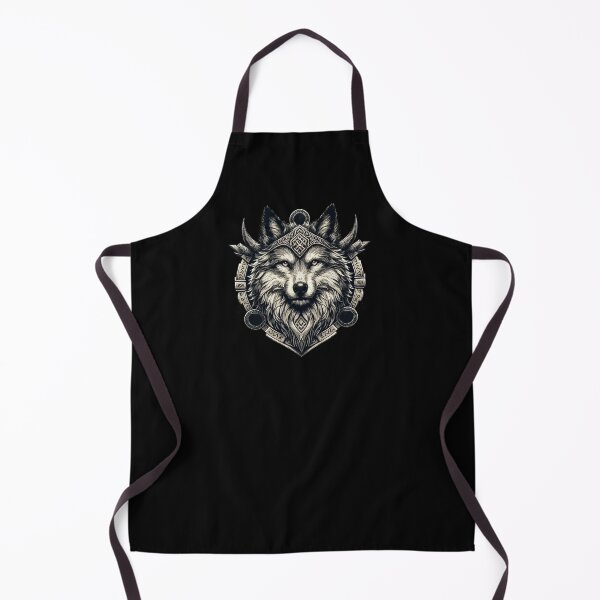 Item preview, Wolf Fenrir Norse Mythology Viking Warrior designed and sold by TomFrontierArt.