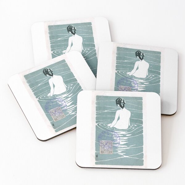 Item preview, Female Nude Seated in Water Ichijô Narumi designed and sold by TeeARTHY.