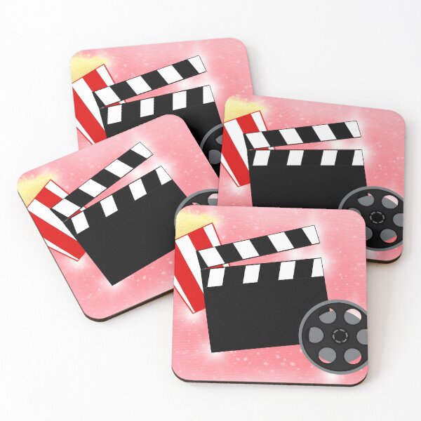 Item preview, Cute movie clapboard digital art design designed and sold by Aroeldesigns.