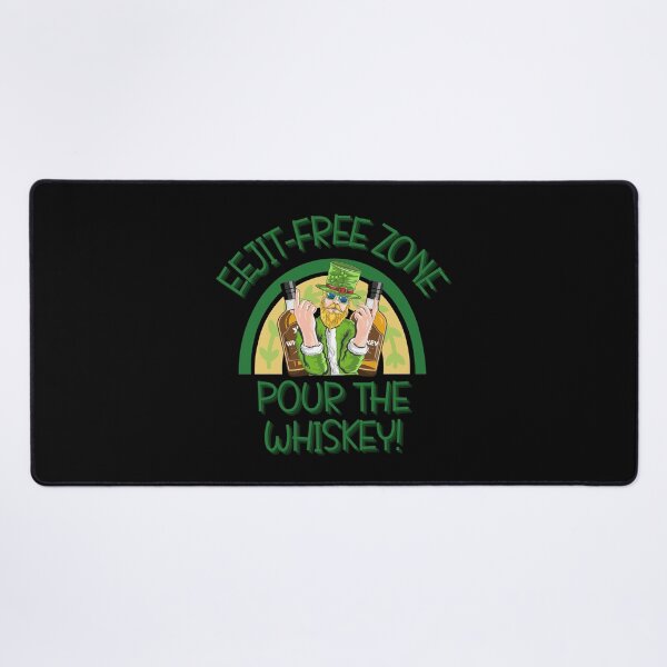 Item preview, Eejit-free zone, pour the whiskey t-shirt designed and sold by THISisIT-eshop.