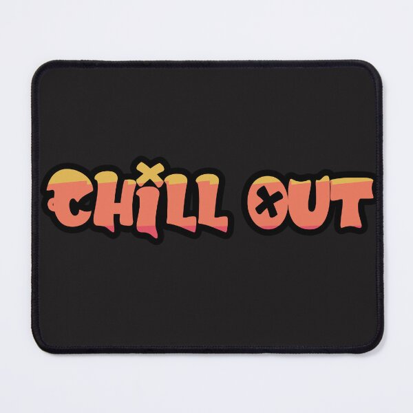 Item preview, Vibrant Vibes: ‘Chill Out’ Typography Artwork designed and sold by diegomenjivar92.