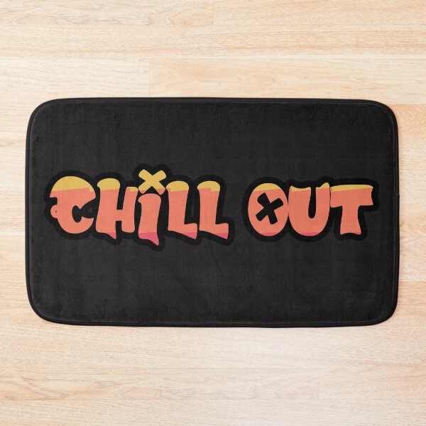 Item preview, Vibrant Vibes: ‘Chill Out’ Typography Artwork designed and sold by diegomenjivar92.