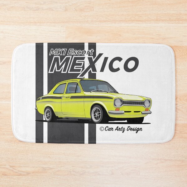 Item preview, Mk1 Escort Mexico (Green + Black) designed and sold by SketchMyRide.
