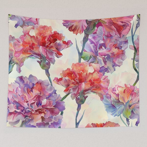 Item preview, Watercolor Carnations designed and sold by PrintsByFrank.