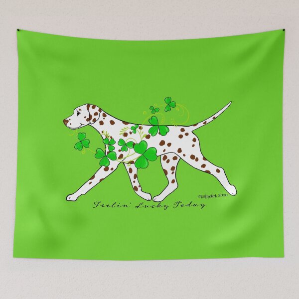 Item preview, Feelin' Lucky Today Dalmatian designed and sold by Atelier Cupcake.