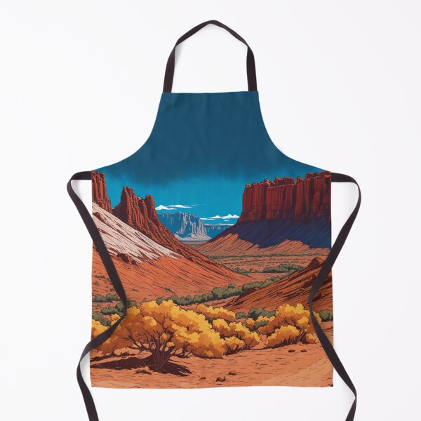 Item preview, Capitol Reef Blue Sky with Yellow Trees designed and sold by Secondearth.